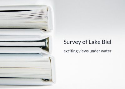 Survey of Lake Biel – exciting views under water