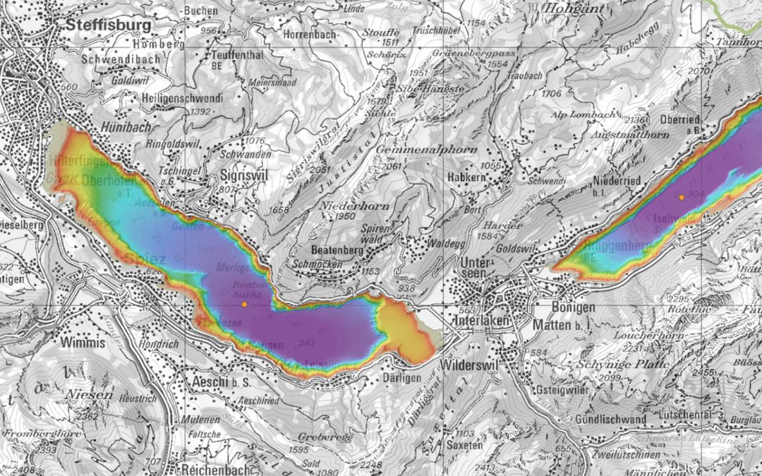 Topobathymetry of Lakes Thun and Brienz published online
