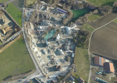 Airborne Laser Scanning, Terrestrial Laser Scanning and Drone Surveying photogrammetric for the Andreas Thaler Gravel Factory, Neusäß/Täfertingen and Gablingen